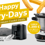 Bosch Cookit Happy Fry-days Aktion – Keyvisual mit Zubehör