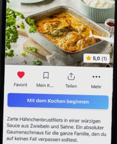 Cookit Rezepte bewerten mit der Home Connect App
