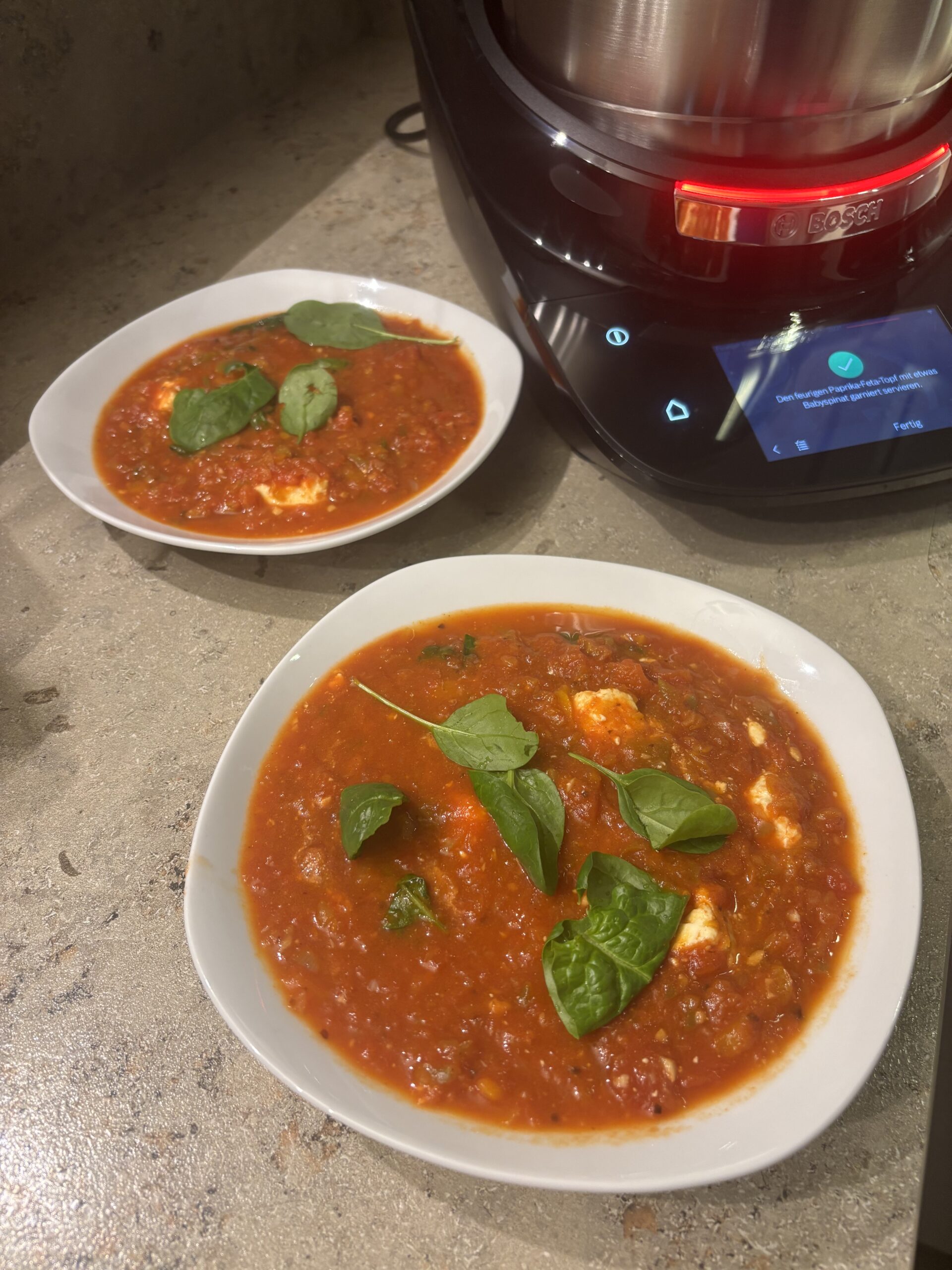 Feuriger Paprika-Feta-Topf – Würziges Cookit-Rezept