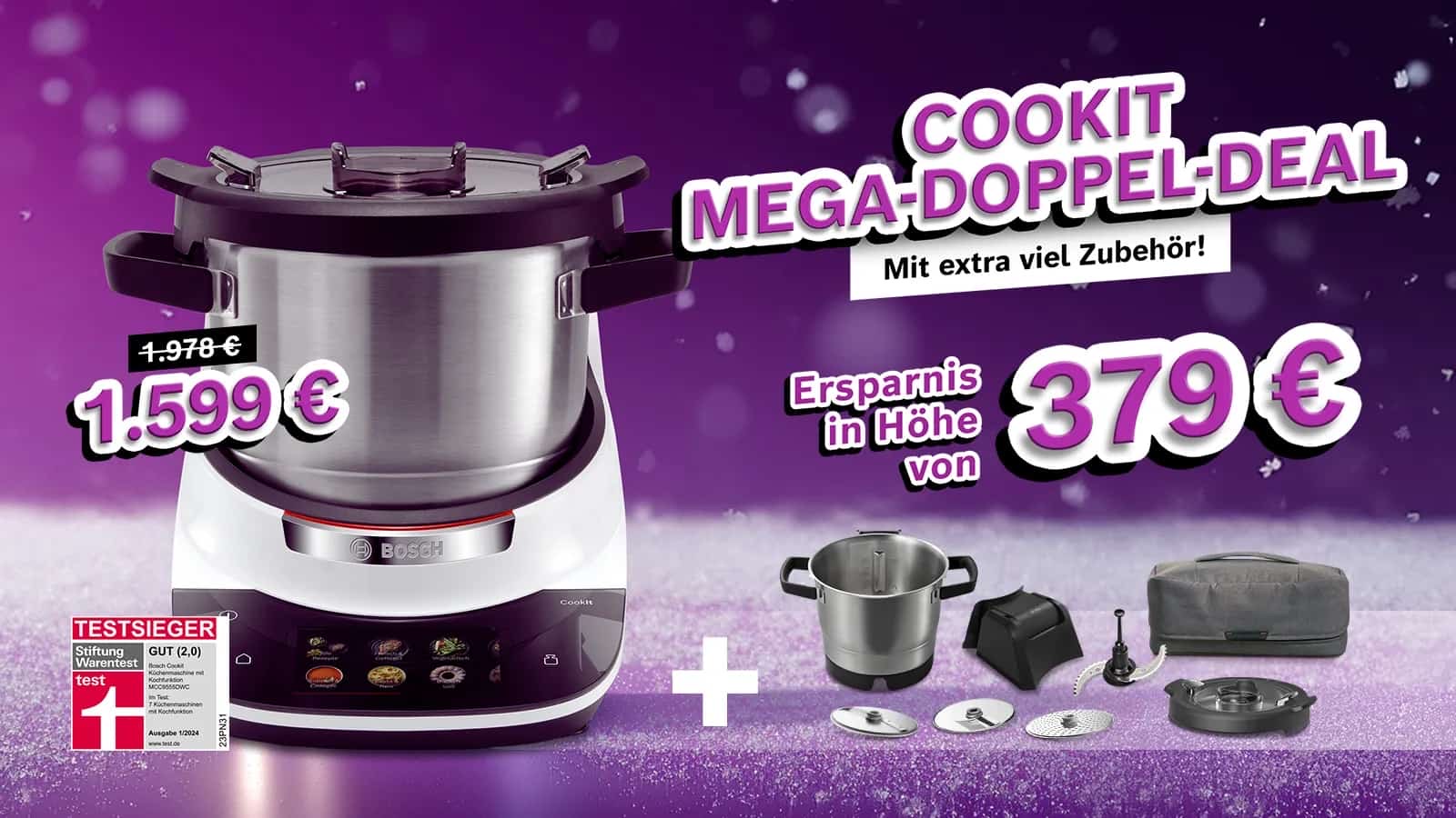 Cookit-Aktionsangebot "Mega-Doppel-Deal"