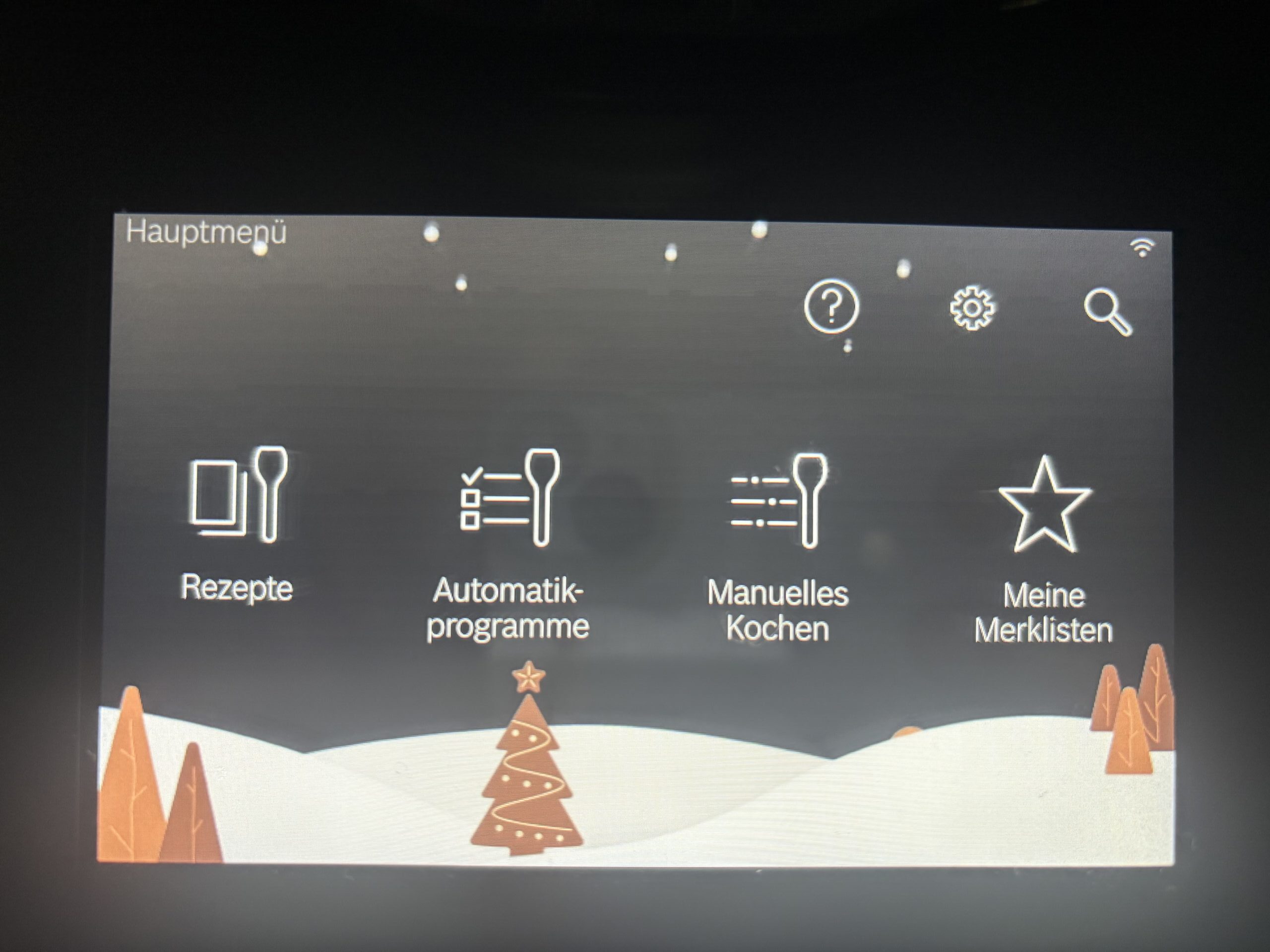 Bosch Cookit weihnachtlich gestalten – Display-Hintergründe für festliche Stimmung