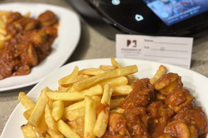 Currywurst im Bosch Cookit selbst gemacht