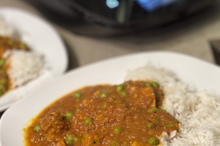 Hähnchen Tikka Masala gekocht mit dem Bosch Cookit