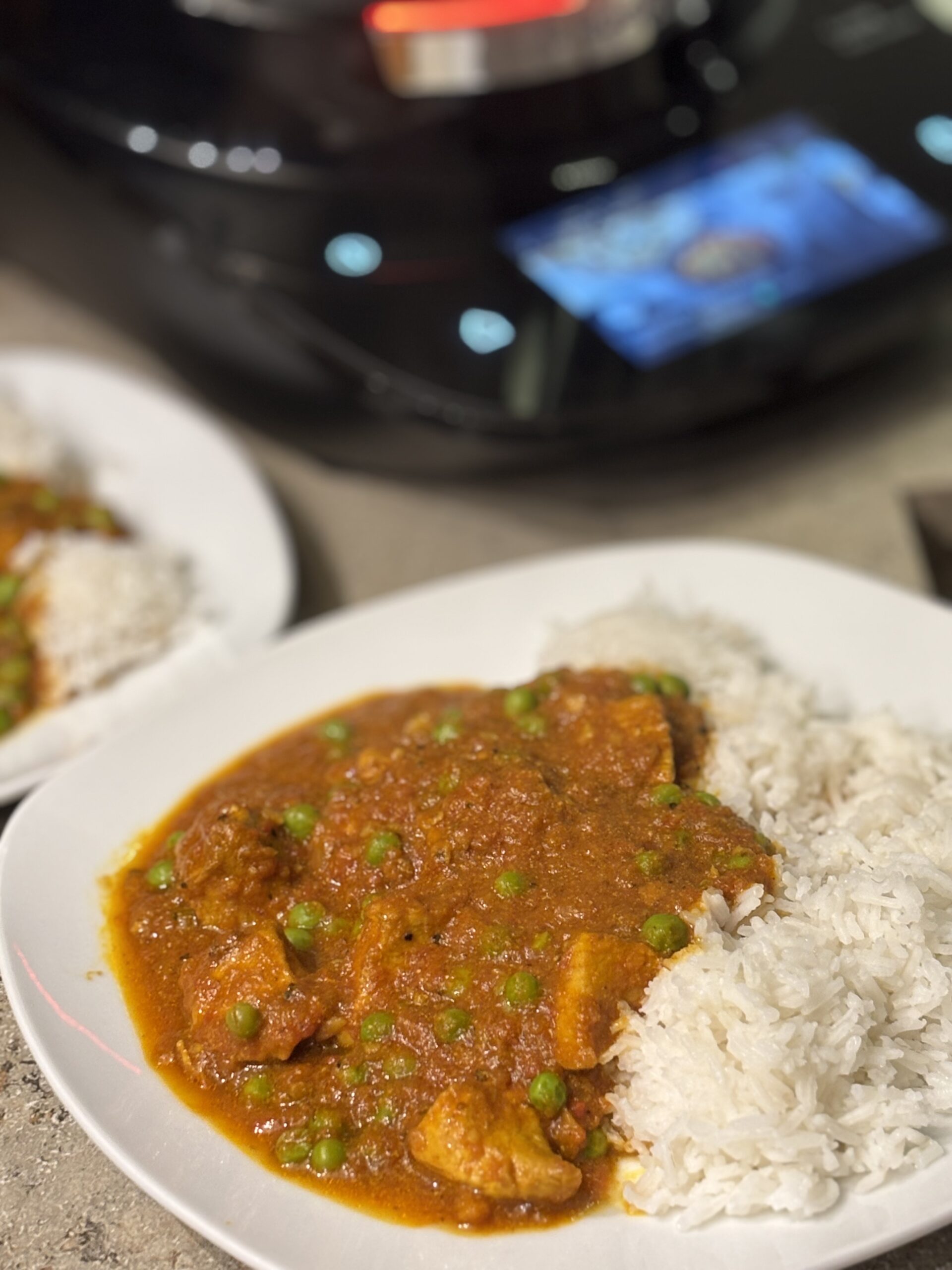 Hähnchen Tikka Masala gekocht mit dem Bosch Cookit