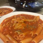 One-Pot-Pasta mit Orangen-Sauce im Cookit