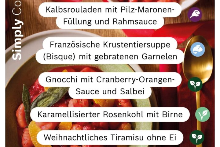 Weihnachtsrezepte mit Bosch Cookit