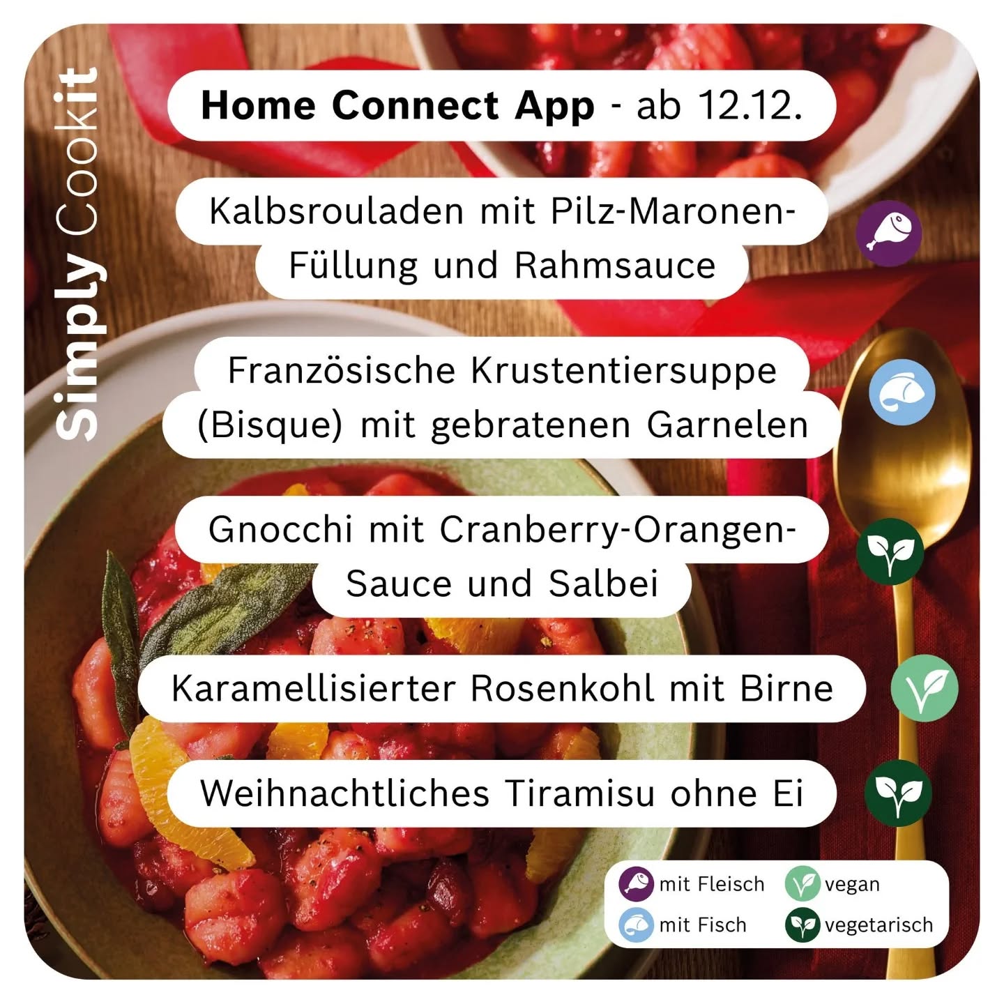 Weihnachtsrezepte mit Bosch Cookit