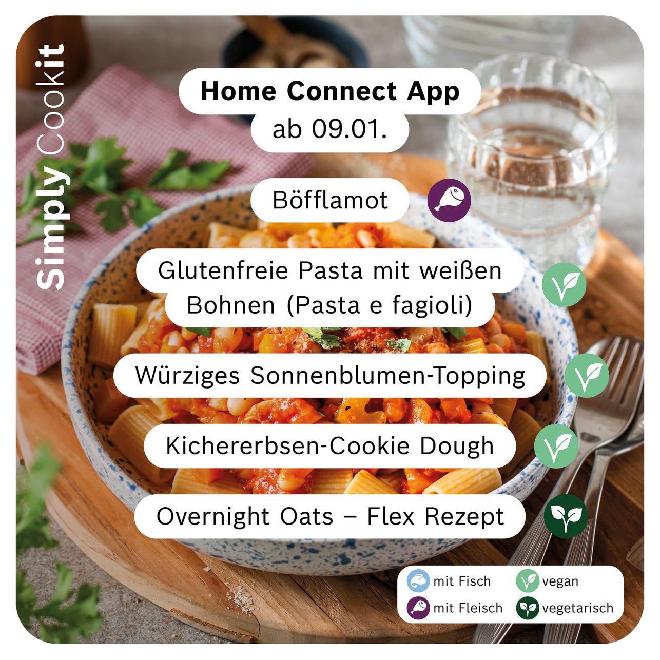 Bosch Cookit neue Rezepte Böfflamot Pasta Cookie Dough