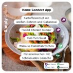 Neue Cookit Rezepte der Woche mit Kartoffeleintopf, Yum‑Yum‑Salat, Kumpir, Walnuss‑Ciabatta und Pistazienkuchen