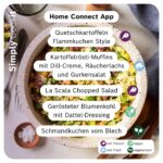 Neue Cookit Rezepte der Woche mit Rösti‑Muffins, La Scala Salad, Quetschkartoffeln, Blumenkohl und Schmandkuchen