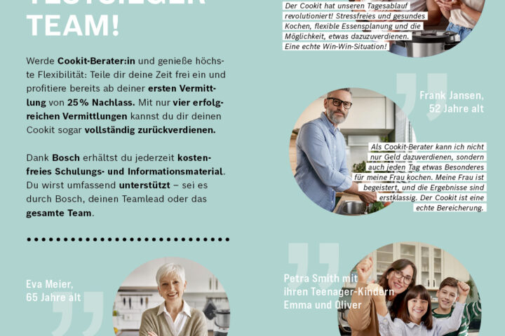 Informationen zum Start als Cookit‑Berater mit Vorteilen und Verdienstmöglichkeiten