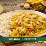 Riz Casimir mit cremiger Currysauce, Früchten und Reis, im Bosch Cookit zubereitet