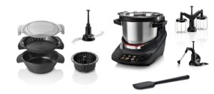 Bosch Cookit Schwarz Dampfgar Bundle