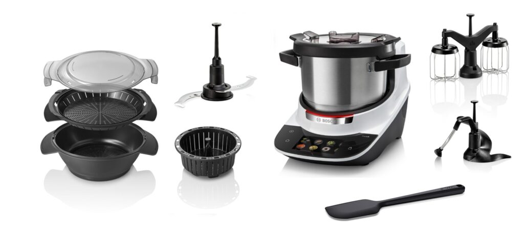 Bosch Cookit Weiß Dampfgar Bundle