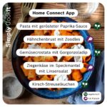 Kohlrabi‑Kartoffelpuffer, Zucchini‑Röllchen‑Auflauf, vegane Gemüsesülze, Mürbeteig‑Knusperstangen und Johannisbeer‑Streuselkuchen