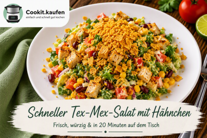 Cremiges Curry mit Kichererbsen, Gemüse, Reis und Quinoa in einer aromatischen Currysauce, zubereitet mit dem Bosch Cookit