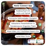 Fünf herbstliche Rezepte der Woche aus dem Bosch Cookit mit Auflauf, Kohlrouladen, Riesenbohnen, Käsegebäck und Apfel-Wein-Torte