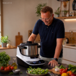 Jürgen Schwenk mit Bosch Cookit bei seinen ersten Erfahrungen als Cookit-Berater